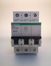 CRABTREE 10 AMP TYPE B MCB CIRCUIT BREAKER 6HT10B LOADSTAR