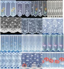 TOP QUALITY CAFE NET CURTAIN SOLD BY THE MTR ~ White, Ivory & Coloured Cafe Nets