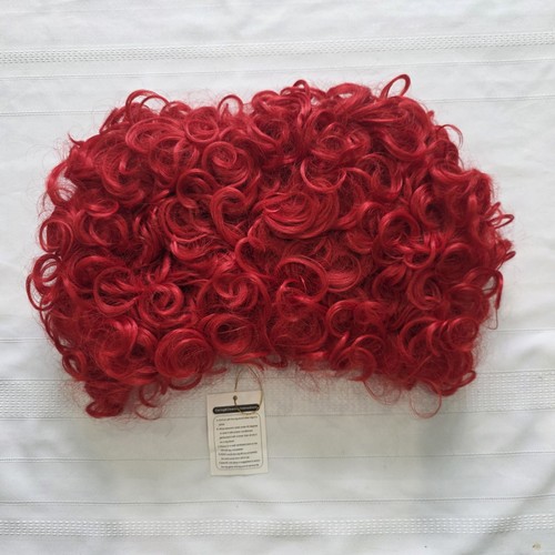 Red curly wig - curly, queen