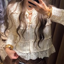 ZARA CHENILLE POINTELLE OPEN