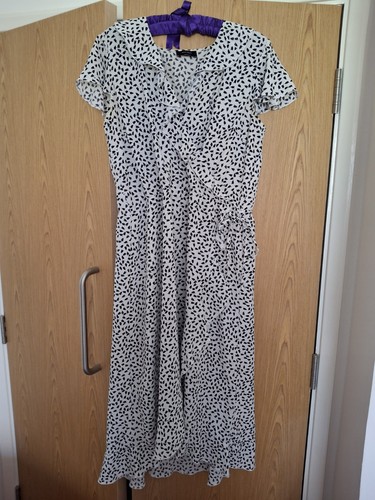 Vintage long wrap dress - vintage,