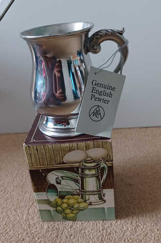 English pewter tankard - pewter, mug