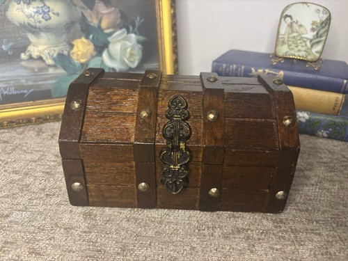 Vintage pirate treasure chest