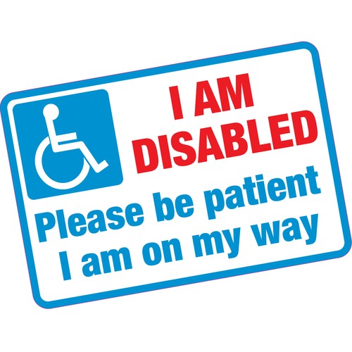 Disabled please be - am,