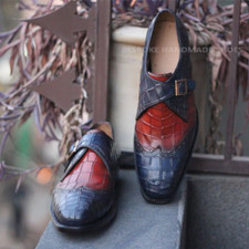 Men's Shoes Handmade Two tone
