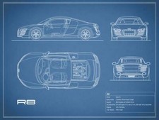 Poster - Audi R8 V10