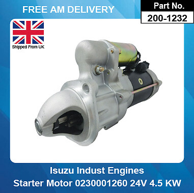 Starter motor for jcb - for, js130