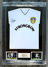 FRAMED LUCAS RADEBE SIGNED LEEDS UTD 2001 SHIRT AUTOGRAPH COA UNITED CHAMPIONS