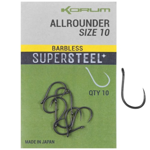 Korum supersteel barbless - korum, all