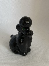 Black Ceramic 3.5 ins Poodle
