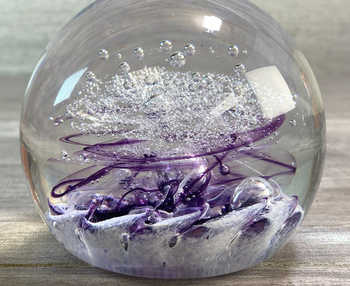 Selkirk glass paperweight - selkirk,