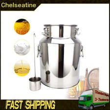 18l stainless steel milk can - stainless,