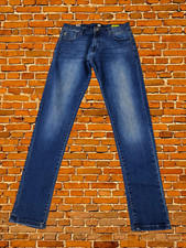 883 POLICE SIZE W30 L31 BLUE JEANS DENIM MORIARTY STRETCH SLIM ZIP MENS 30X31
