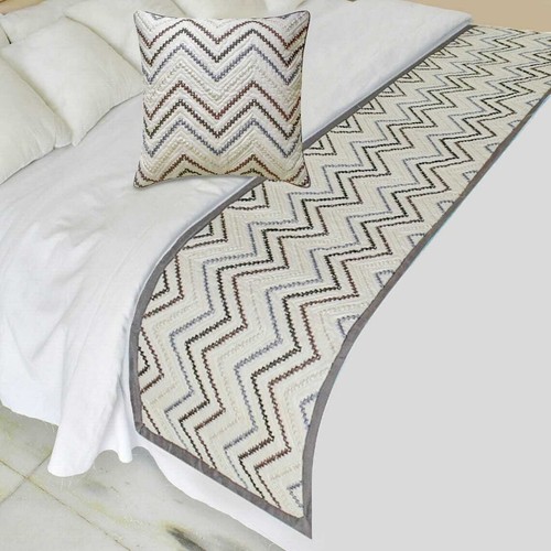 Decorative twin bed - bed, runner