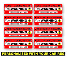 Personalised warning car - personalised,