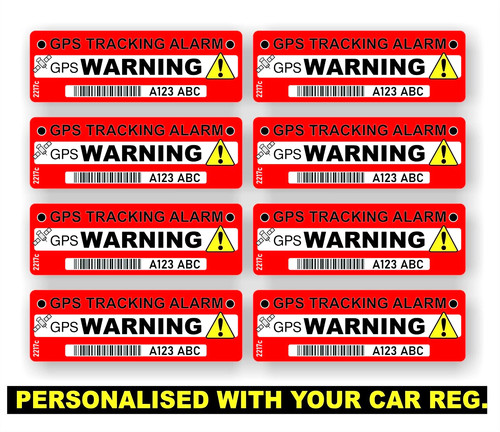 Personalised warning car - personalised,