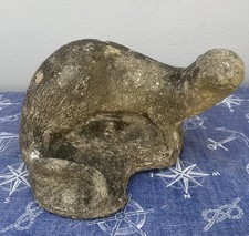 Vintage Weathered ‘Otter’ Concrete Garden Ornament 
