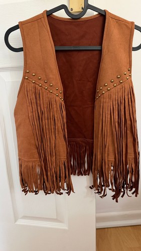 Women tan suede - tan, fringe