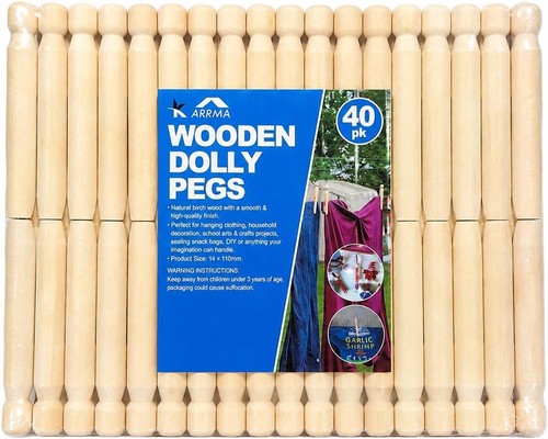Wooden dolly pegs pack - dolly,