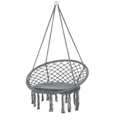 Outsunny macrame hanging chair - hanging,