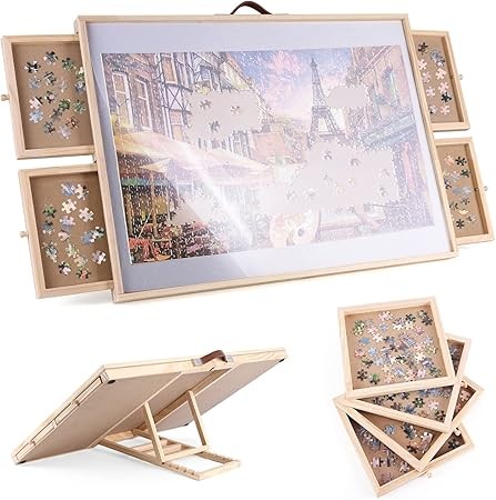 Folding tilting jigsaw puzzle - tilting,