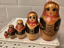 Vintage Russian Nesting Dolls 