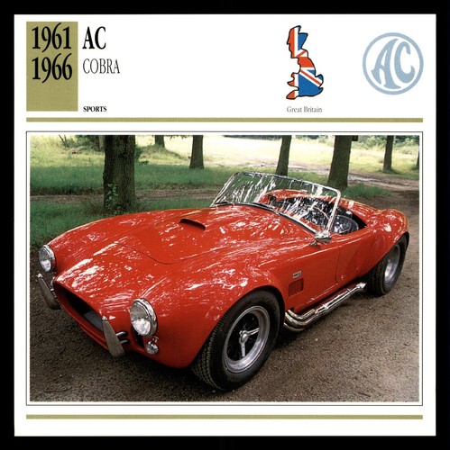 1961 1966 cobra sports car - ac,