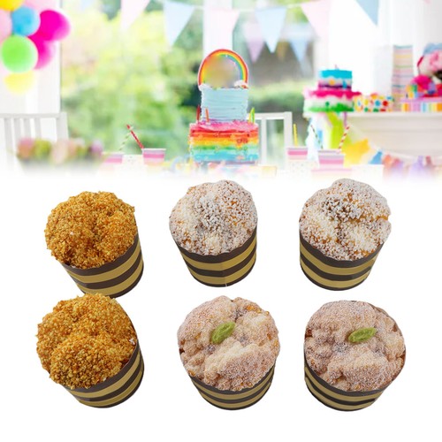6pcs artificial cakes faux - cakes,