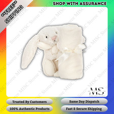 Jellycat Bashful Bunny Cream Soother – Retired Comforter 34cm – New