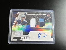 Hassan Haskins Zenith Rookie Patch Auto Copper 15/50 - Number plate Patch