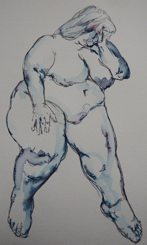 Pen ink wash - pen,