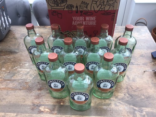 Plymouth gin bottles - x,