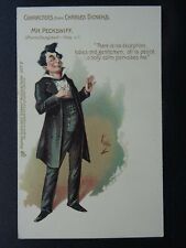 Characters from Charles Dickens MR PECKSNIFF c1904 UB PC by Raphael Tuck 857 V