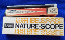 Readers Digest Nature-scope + 2 25x Compound Pocket Microscopes