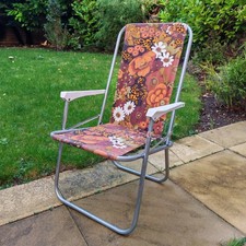 Vintage Floral Folding Deck