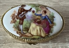 Vintage porcelain trinket - porcelain,