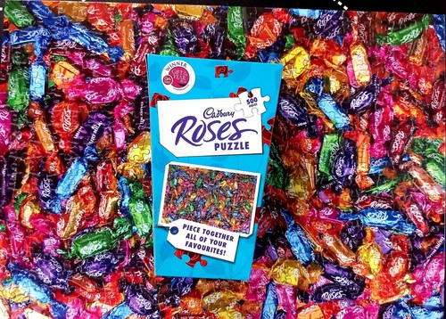 Cadbury roses 500 piece jigsaw - roses,