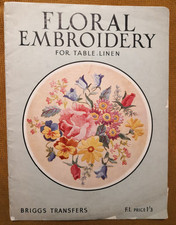 FLORAL EMBROIDERY for Table