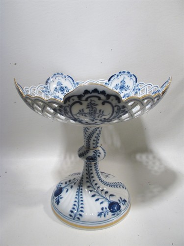 Atq meissen blue onion - onion, gold