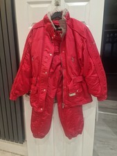 Nevica Ski Suit Womens 2 Piece Neon Reddish pink