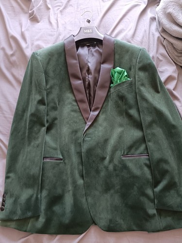 Mens velvet suit jacket blazer - mens,