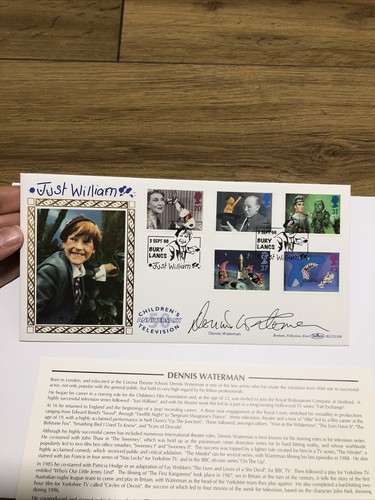 Signed first day cover - cover, benham