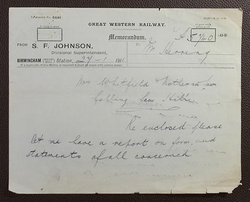 1911 great western railway - 1911, s