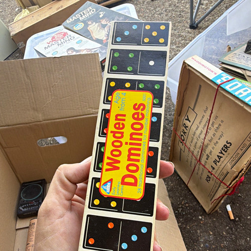 Elka wooden dominoes wood - elka,