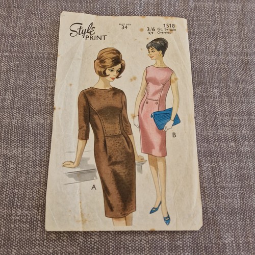 Vintage 1960s dress - 1960s, sewing