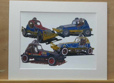 brisca f1 stock car  print of