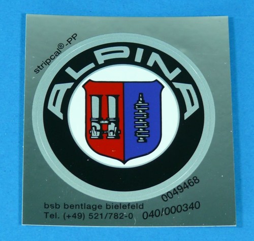 Original bmw alpina emblem - original,