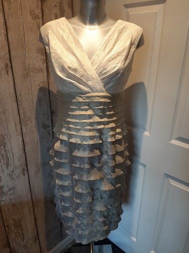 Linea white and gold - white, ruffle