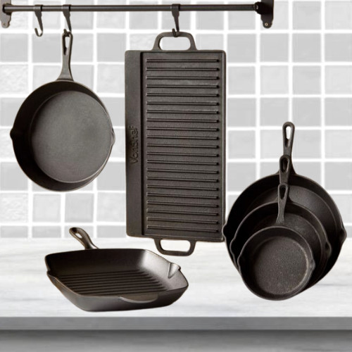 Cast iron skillet - iron,