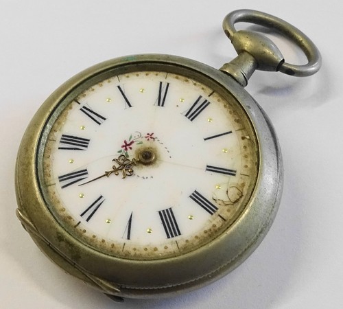 Antique pocket watch silver - pocket,